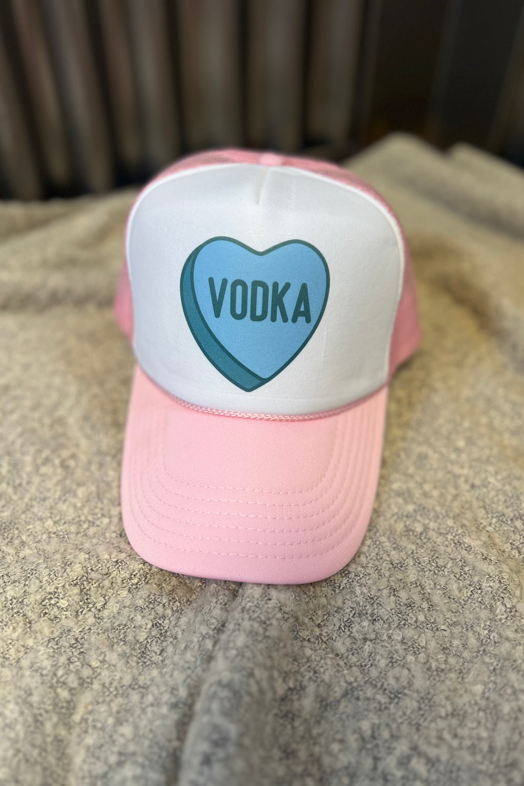 My True Love Is Vodka Trucker Hat