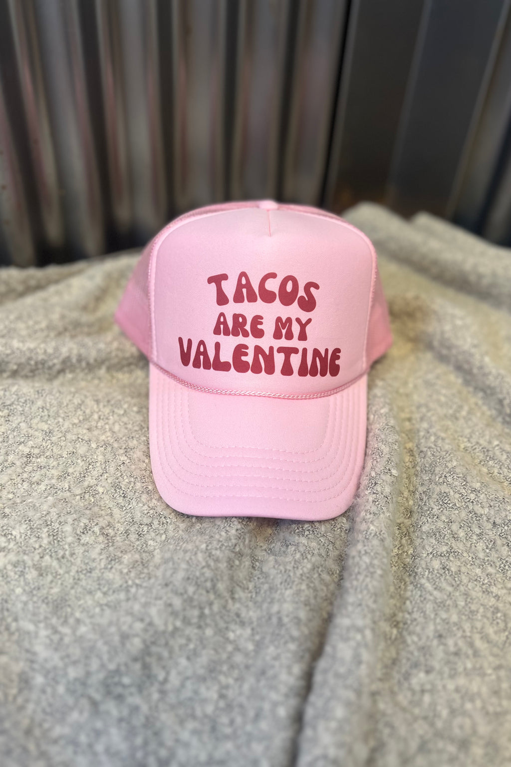 Tacos Are My Valentine Trucker Hat