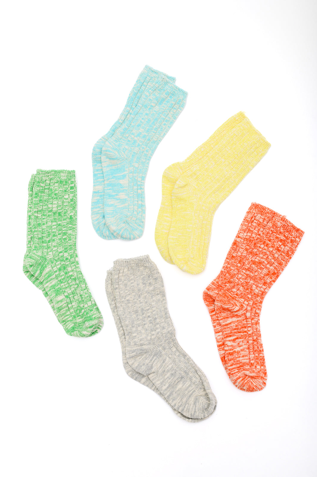 Sweet Heathered Scrunch Socks