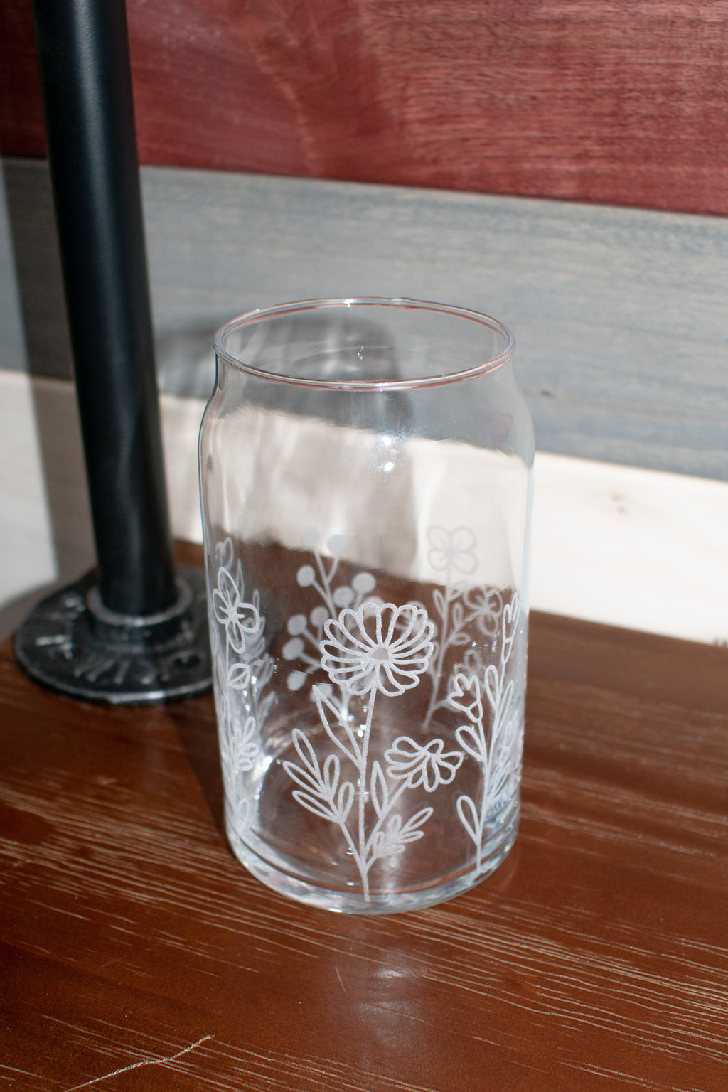 I’m A Wildflower Glass Can Tumbler