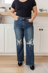 Straight Outa The 90's Judy Blue Jeans in Dark Wash