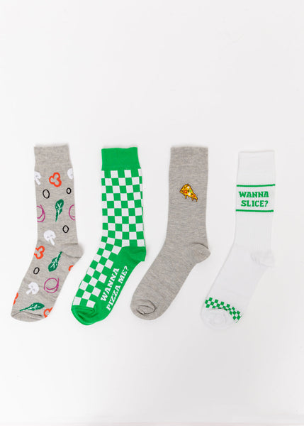 Pizza Party Sock Set